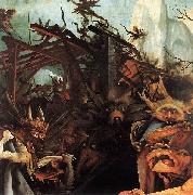 Matthias Grunewald The Temptation of St Anthony oil painting artist